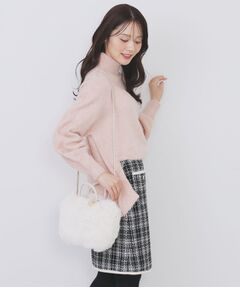 index / インデックス ショルダーバッグ | 【2WAY】フェイクファーラウンドショルダーバッグ