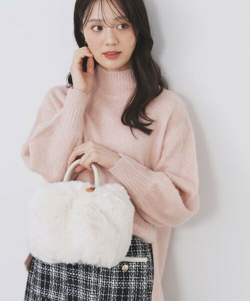 index / インデックス ショルダーバッグ | 【2WAY】フェイクファーラウンドショルダーバッグ | 詳細1