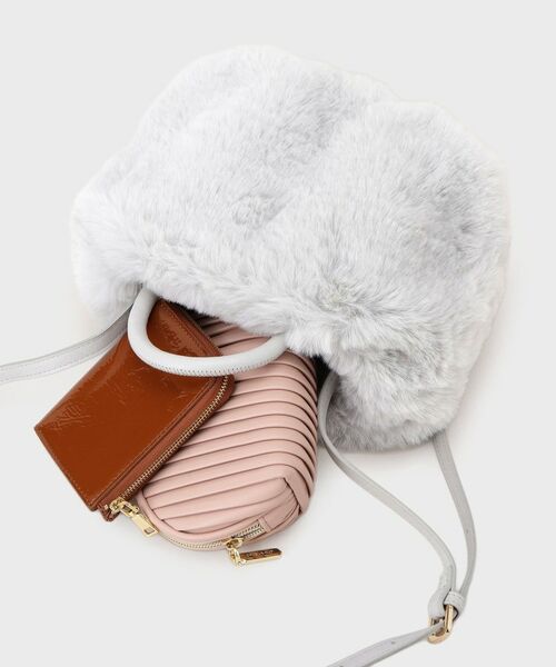 index / インデックス ショルダーバッグ | 【2WAY】フェイクファーラウンドショルダーバッグ | 詳細12