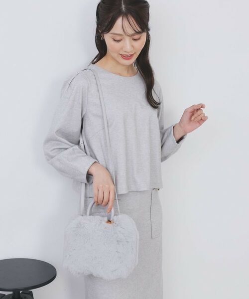 index / インデックス ショルダーバッグ | 【2WAY】フェイクファーラウンドショルダーバッグ | 詳細4