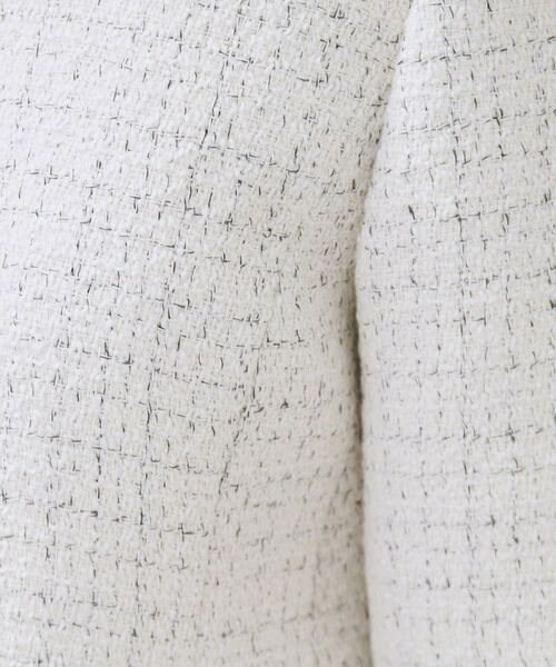 index / インデックス ノーカラージャケット | ≪通勤・セレモニー/セットアップ対応≫ノーカラーツイードジャケット【洗濯機OK】 | 詳細18