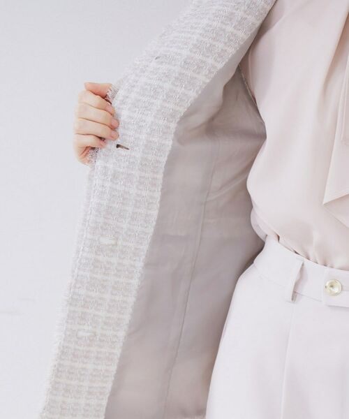 index / インデックス ベスト | ファンシーツイードペプラムジレ【洗える】 | 詳細14