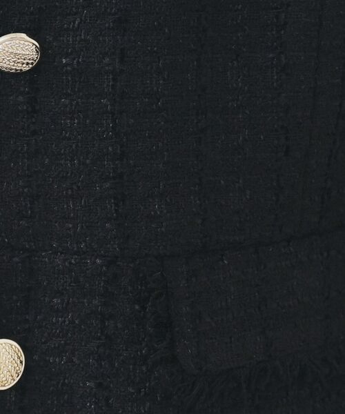 index / インデックス ベスト | ファンシーツイードペプラムジレ【洗える】 | 詳細5