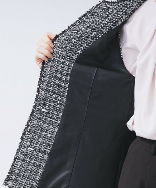 index / インデックス ベスト | ファンシーツイードペプラムジレ【洗える】 | 詳細9