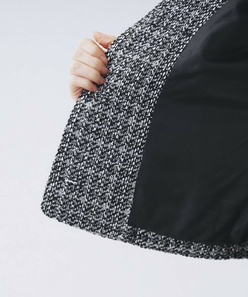 index / インデックス ノーカラージャケット | ファンシーツイードノーカラージャケット【洗える】 | 詳細9