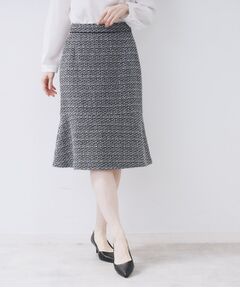 index / インデックス スカート | ≪通勤・セレモニー/セットアップ対応≫フレアツイードスカート【洗濯機OK】