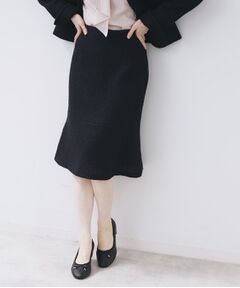 index / インデックス スカート | ≪通勤・セレモニー/セットアップ対応≫フレアツイードスカート【洗濯機OK】