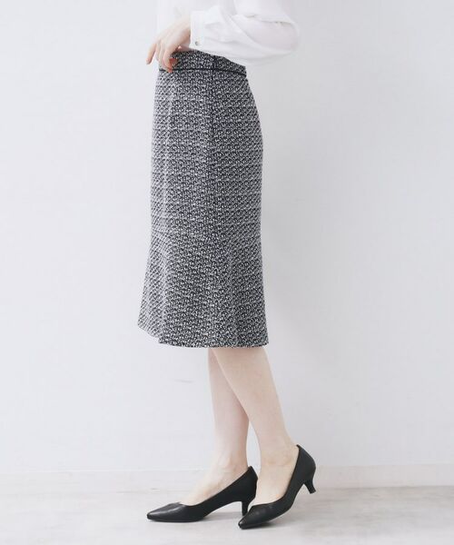index / インデックス スカート | ≪通勤・セレモニー/セットアップ対応≫フレアツイードスカート【洗濯機OK】 | 詳細25