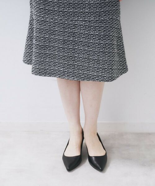 index / インデックス スカート | ≪通勤・セレモニー/セットアップ対応≫フレアツイードスカート【洗濯機OK】 | 詳細30
