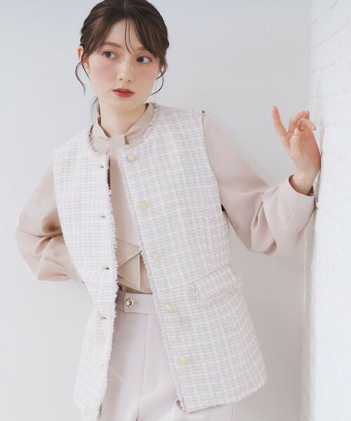 index / インデックス シャツ・ブラウス | ボウタイタックブラウス【洗濯機OK/防シワ】《XS~3L》 | 詳細15