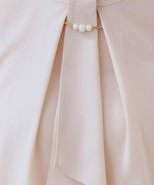 index / インデックス シャツ・ブラウス | ボウタイタックブラウス【洗濯機OK/防シワ】《XS~3L》 | 詳細17