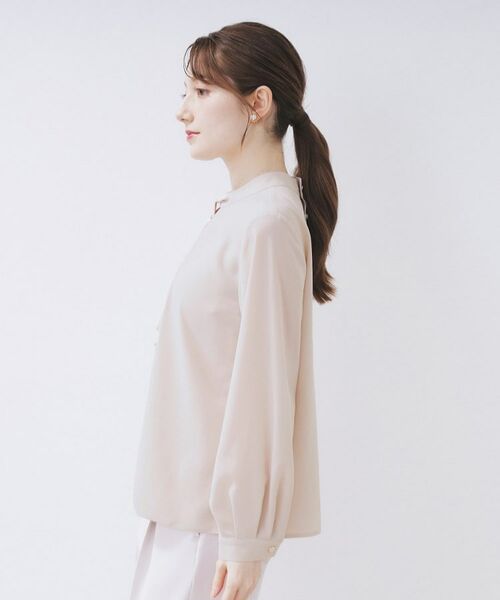 index / インデックス シャツ・ブラウス | ボウタイタックブラウス【洗濯機OK/防シワ】《XS~3L》 | 詳細26