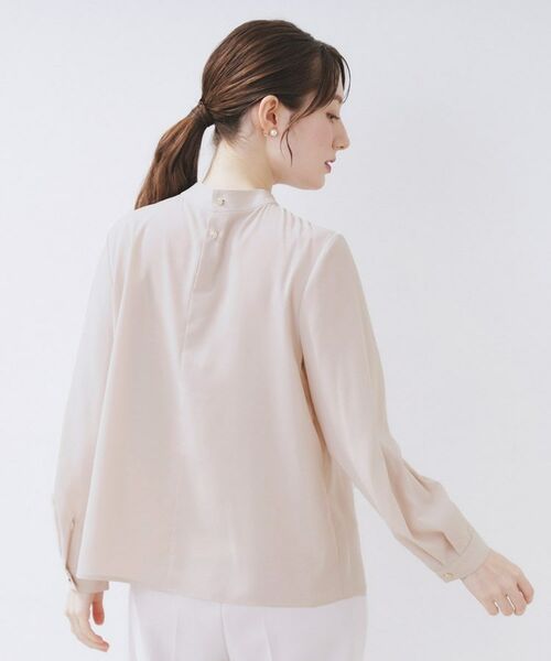 index / インデックス シャツ・ブラウス | ボウタイタックブラウス【洗濯機OK/防シワ】《XS~3L》 | 詳細27