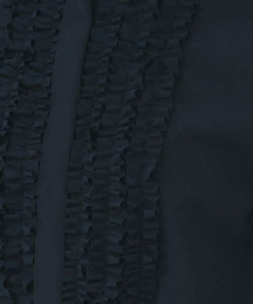 index / インデックス シャツ・ブラウス | バンドカラーフリルブラウス【洗濯機OK/防シワ】 | 詳細8