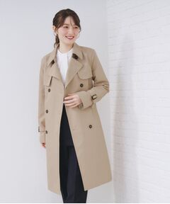 トレンチコート【洗濯機OK/撥水/花粉対応】《XS～3L》