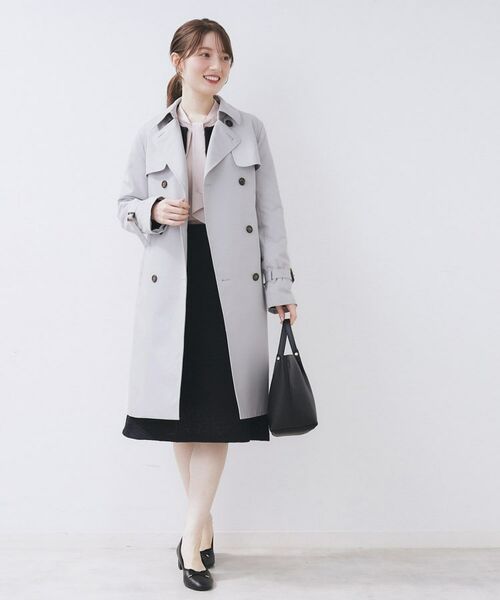 index / インデックス トレンチコート | トレンチコート【洗濯機OK/撥水/花粉対応】《XS～3L》 | 詳細12