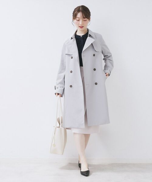 index / インデックス トレンチコート | トレンチコート【洗濯機OK/撥水/花粉対応】《XS～3L》 | 詳細15