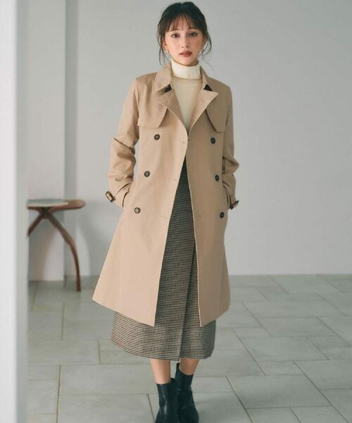 index / インデックス トレンチコート | トレンチコート【洗濯機OK/撥水/花粉対応】《XS～3L》 | 詳細2