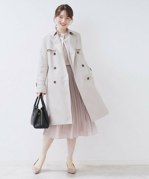 index / インデックス トレンチコート | トレンチコート【洗濯機OK/撥水/花粉対応】《XS～3L》 | 詳細29