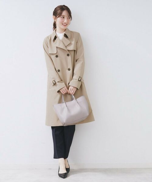 index / インデックス トレンチコート | トレンチコート【洗濯機OK/撥水/花粉対応】《XS～3L》 | 詳細8