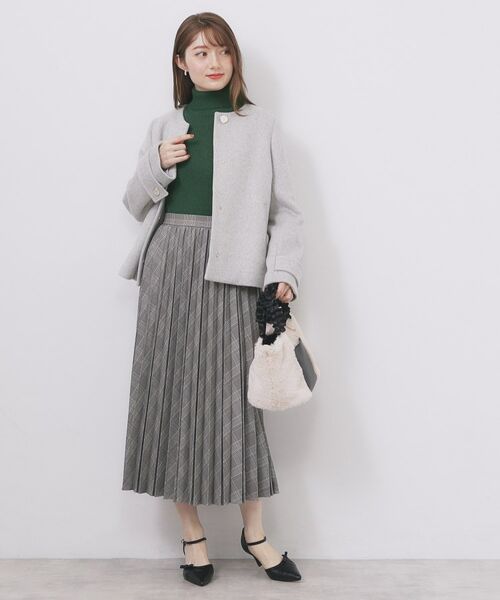 index / インデックス ニット・セーター | タートルネックタックパフスリーブニット【洗濯機OK】 | 詳細13