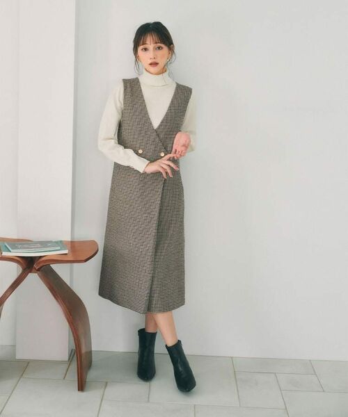 index / インデックス ニット・セーター | タートルネックタックパフスリーブニット【洗濯機OK】 | 詳細2