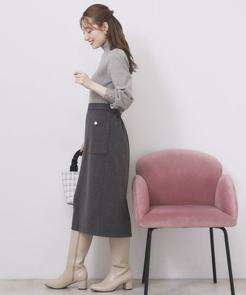 index / インデックス ニット・セーター | タートルネックタックパフスリーブニット【洗濯機OK】 | 詳細21