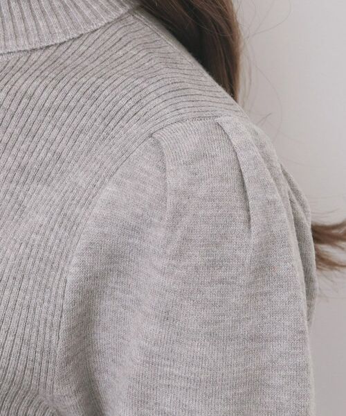 index / インデックス ニット・セーター | タートルネックタックパフスリーブニット【洗濯機OK】 | 詳細27