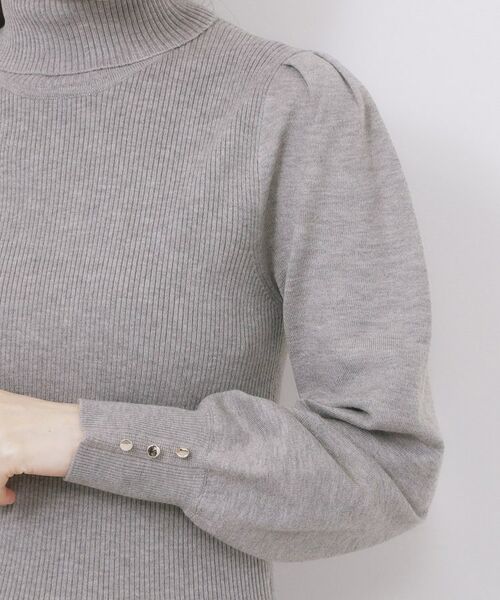 index / インデックス ニット・セーター | タートルネックタックパフスリーブニット【洗濯機OK】 | 詳細28
