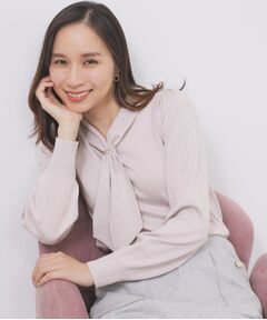 index / インデックス ニット・セーター | ゴールドパーツ付きボウタイニット【洗濯機OK】《10col/XS～LL》