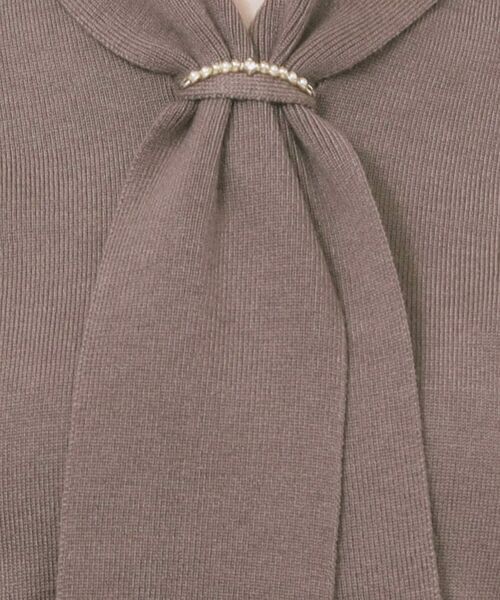 index / インデックス ニット・セーター | ゴールドパーツ付きボウタイニット【洗濯機OK】《10col/XS～LL》 | 詳細28