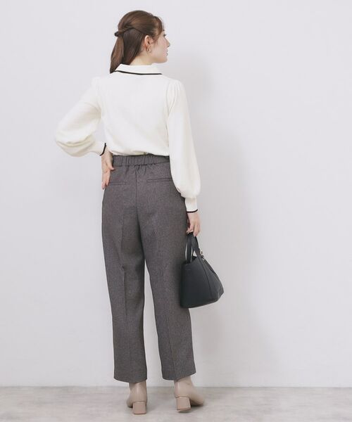 index / インデックス ニット・セーター | ゴールドパーツ付きボウタイニット【洗濯機OK】《10col/XS～LL》 | 詳細7