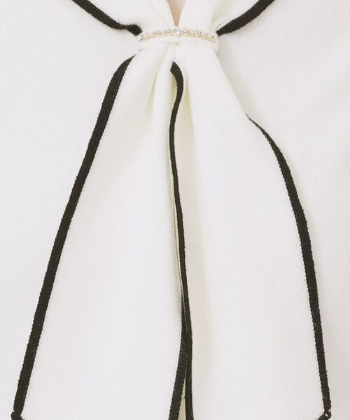 index / インデックス ニット・セーター | ゴールドパーツ付きボウタイニット【洗濯機OK】《10col/XS～LL》 | 詳細8