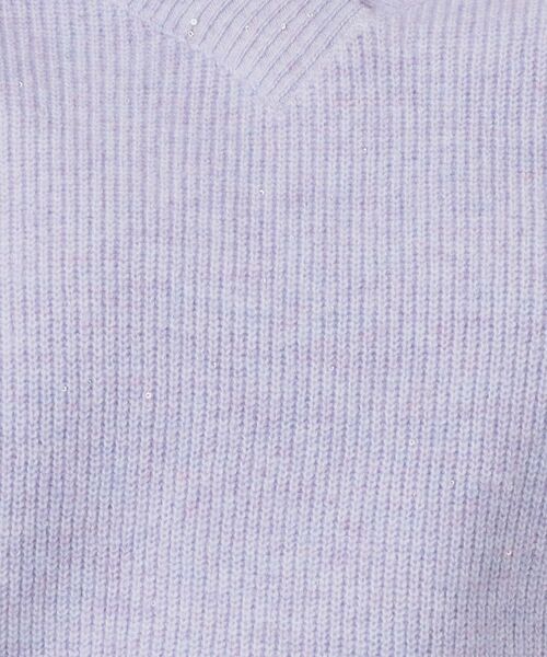 index / インデックス ニット・セーター | 片畦Vネックボクシーパフニット【洗濯機OK】 | 詳細13