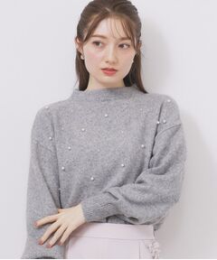 index / インデックス ニット・セーター | フェイクパールふわふわニット【洗濯機OK】
