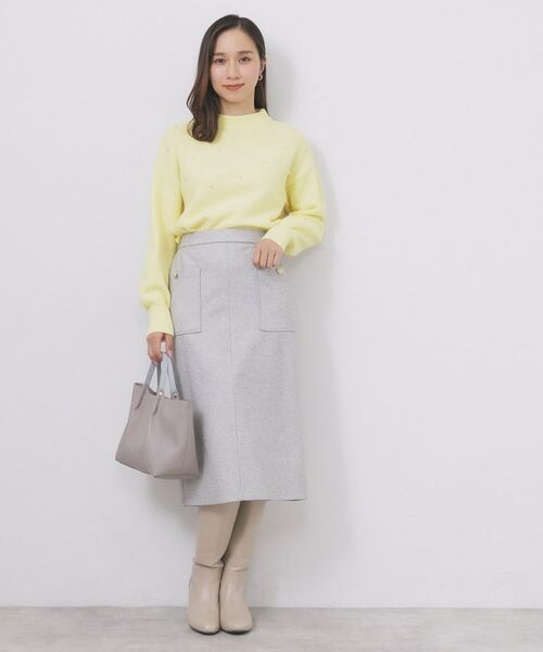 index / インデックス ニット・セーター | フェイクパールふわふわニット【洗濯機OK】 | 詳細10