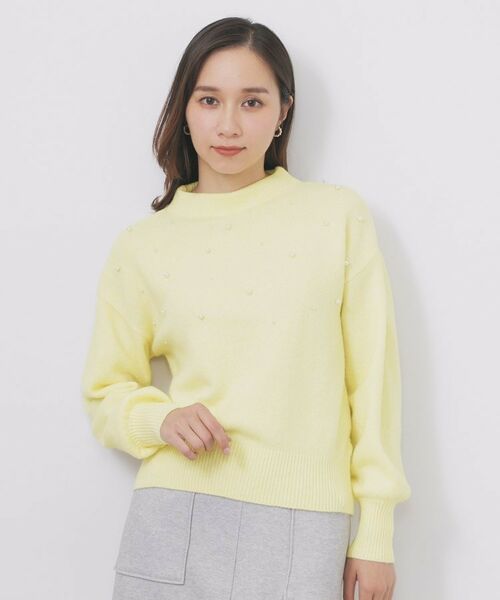 index / インデックス ニット・セーター | フェイクパールふわふわニット【洗濯機OK】 | 詳細13