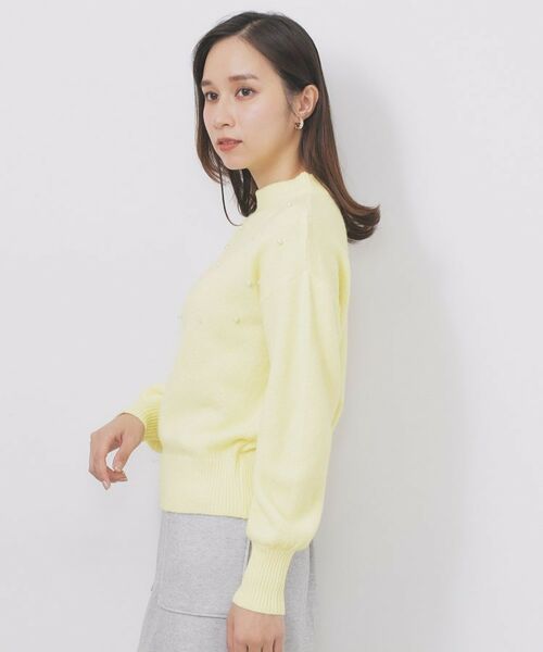 index / インデックス ニット・セーター | フェイクパールふわふわニット【洗濯機OK】 | 詳細14