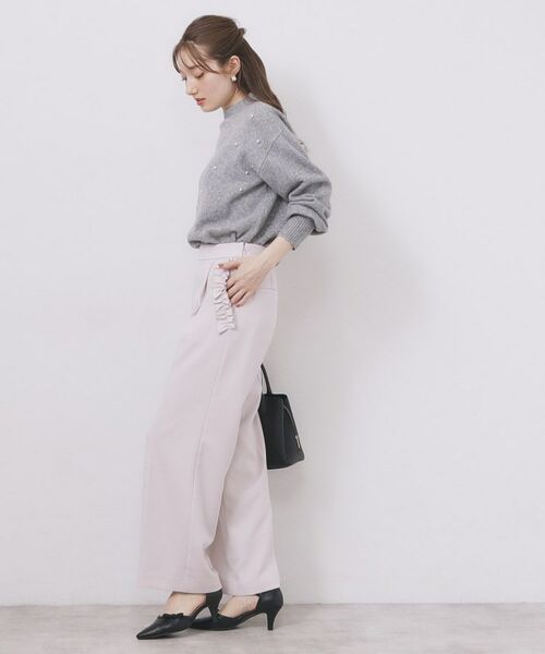 index / インデックス ニット・セーター | フェイクパールふわふわニット【洗濯機OK】 | 詳細3