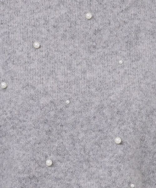 index / インデックス ニット・セーター | フェイクパールふわふわニット【洗濯機OK】 | 詳細4