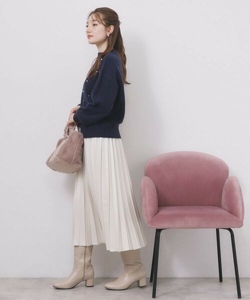 index / インデックス ニット・セーター | フェイクパールふわふわニット【洗濯機OK】 | 詳細7