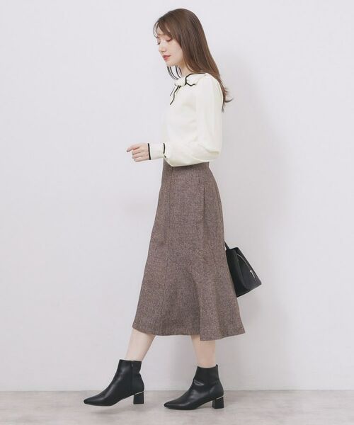 index / インデックス ニット・セーター | サイドリボンバイカラーニット【洗濯機OK】 | 詳細26