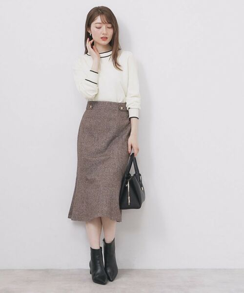 index / インデックス ニット・セーター | サイドリボンバイカラーニット【洗濯機OK】 | 詳細27