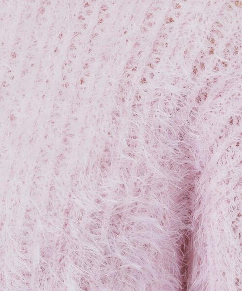 index / インデックス ニット・セーター | 透かし編みショートフェザーニット【洗濯機OK】 | 詳細12