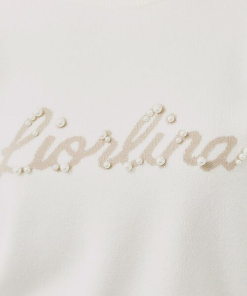 index / インデックス ニット・セーター | パール調ロゴクルーネックニット【洗濯機OK】 | 詳細12