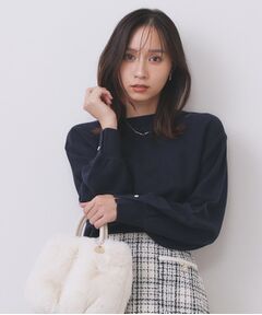 index / インデックス ニット・セーター | ラメガーター編みボートネックニット【洗濯機OK】《8col/XS～LL》