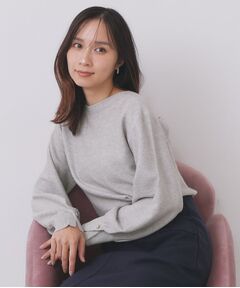 index / インデックス ニット・セーター | ラメガーター編みボートネックニット【洗濯機OK】《8col/XS～LL》