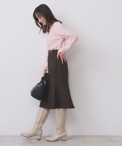 index / インデックス ニット・セーター | ラメガーター編みボートネックニット【洗濯機OK】《8col/XS~LL》 | 詳細14