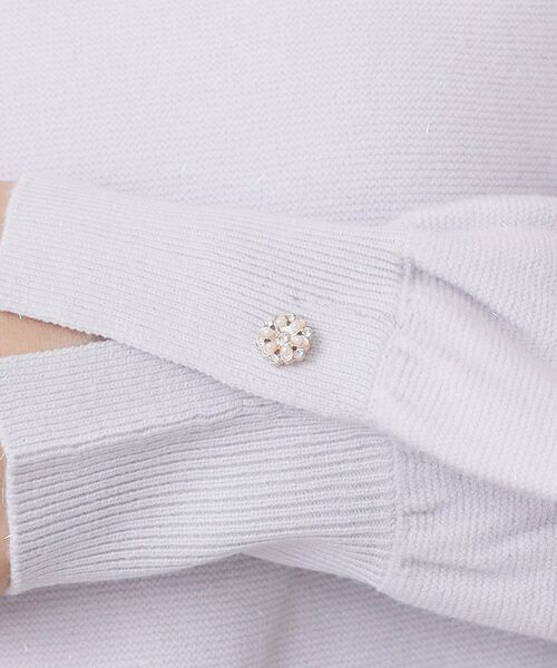 index / インデックス ニット・セーター | ラメガーター編みボートネックニット【洗濯機OK】《8col/XS~LL》 | 詳細19