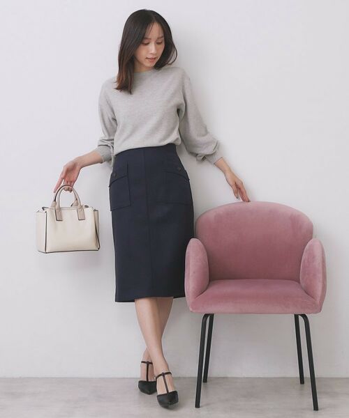 index / インデックス ニット・セーター | ラメガーター編みボートネックニット【洗濯機OK】《8col/XS~LL》 | 詳細25